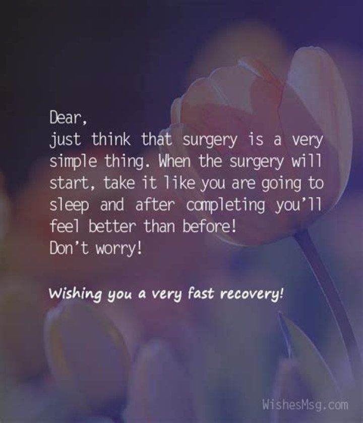 70+ Surgery Wishes, Messages and Quotes WishesMsg