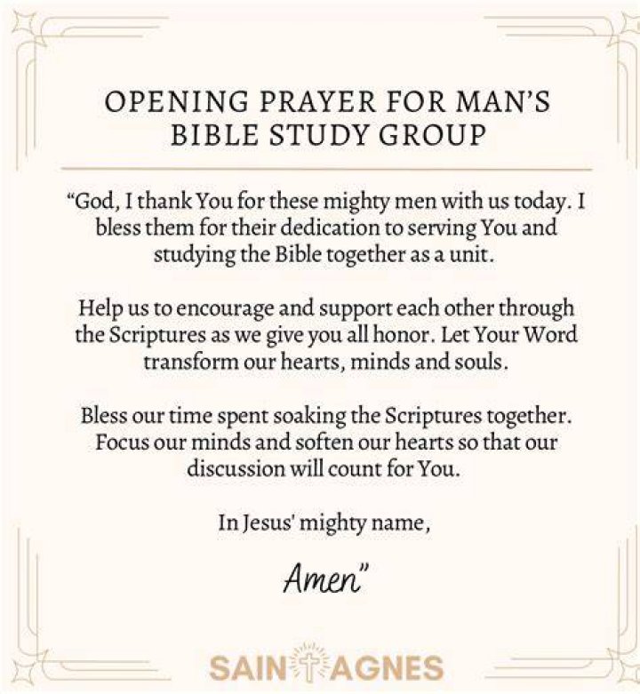 9 Opening Prayers for Bible Study Prayrs