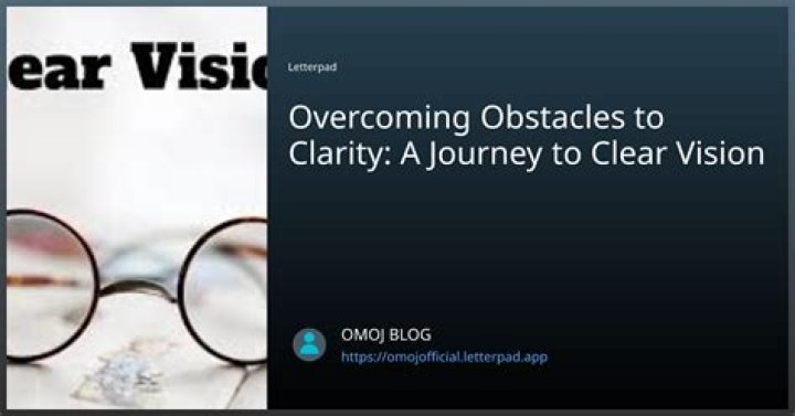 A Journey To Clear Vision