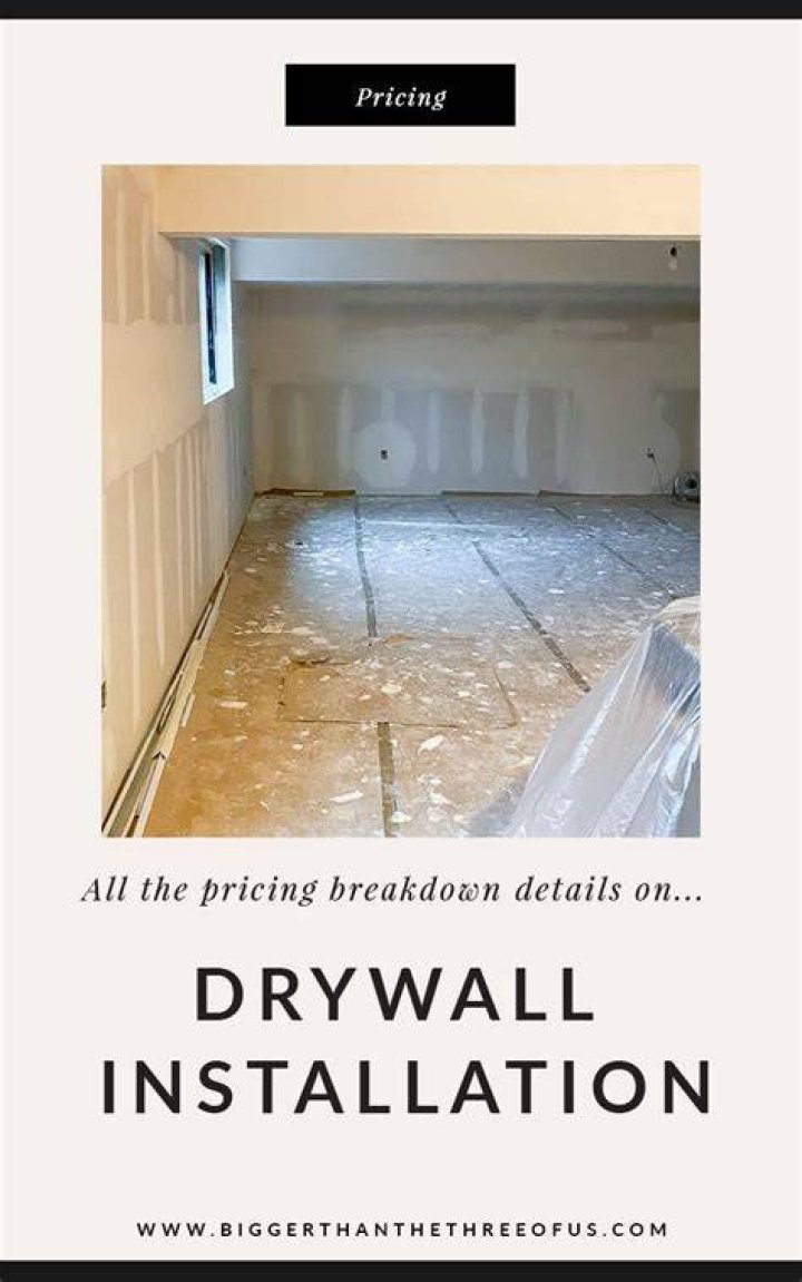 Cost to Install Drywall on Walls and Ceilings Bigger Than the Three of Us