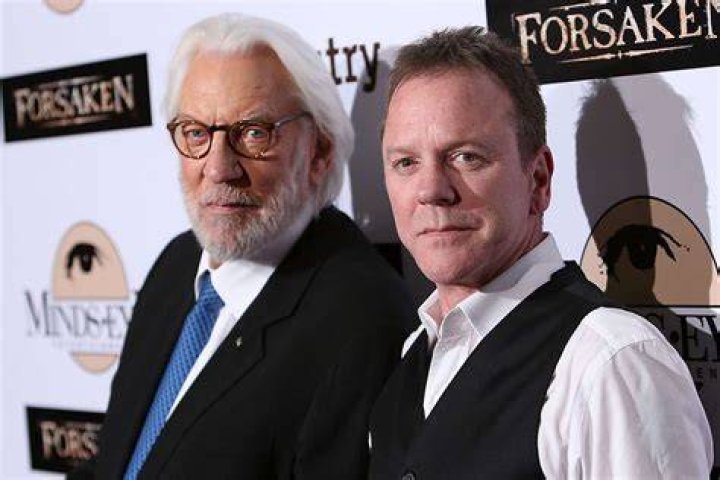 Donald and Kiefer Sutherland at the Toronto International Film Festival