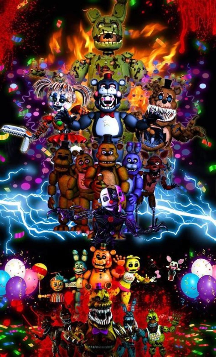 FNAF All Characters Wallpapers Wallpaper Cave