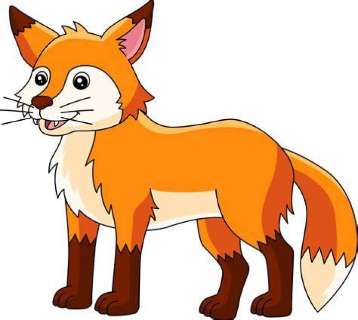 Fox Clipart Wild Fox Cartoon Clipart Vector FriendlyStock Waqas