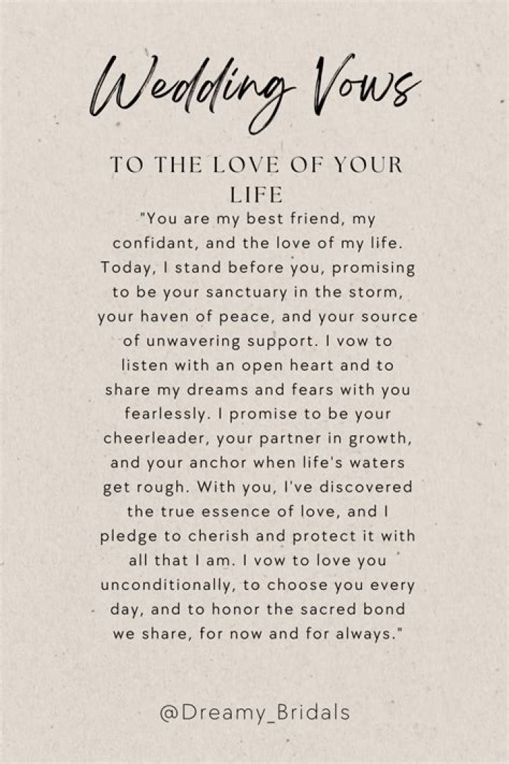 Inspiring Wedding Vows For Him 80+ Examples Of All Styles
