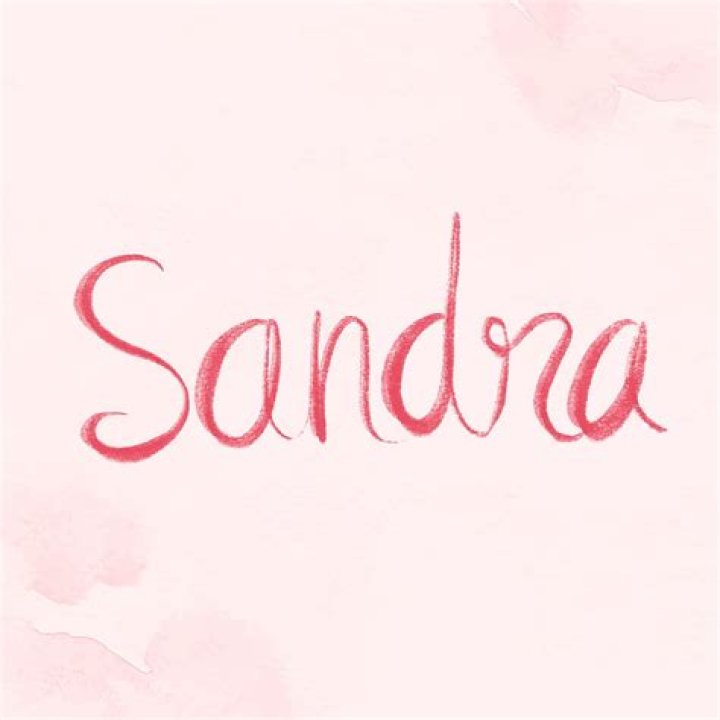 Sandra name vector hand lettering Free Vector rawpixel