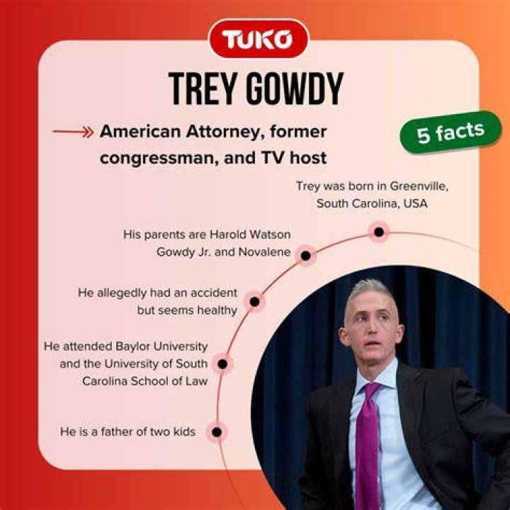 Trey Gowdy Health Problems & Accident What Happened To His Nose And